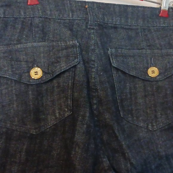 MOTTO‎ QVC WOMENS DENIM CROP JEANS SZ 8. NWT - Picture 9 of 9